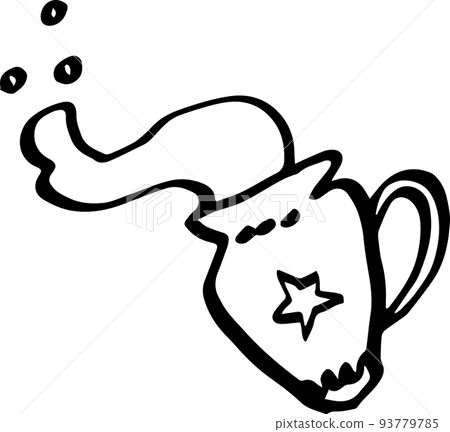 水瓶座簡單線描圖圖標（透明） 93779785