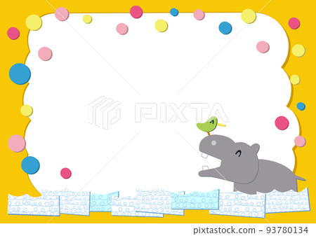 河馬沐浴的框架 河馬沐浴的框架 93780134