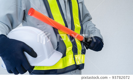 Image of construction industry, security guards, guard man Image of construction industry, security guards, guard man 93782072