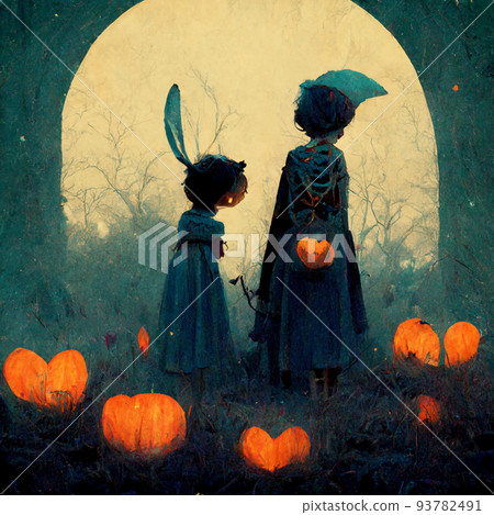 cute memories of halloween 93782491