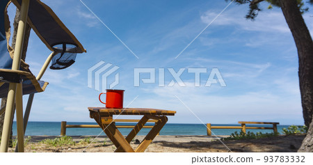 spend time by the sea. Leisure, camping, holiday, travel, lifestyle, solo camping, leisure time, etc. 93783332