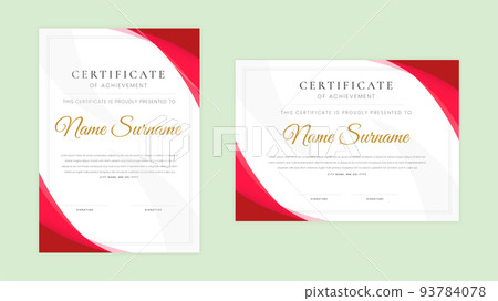 Modern certificate of achievement eps template Modern certificate of achievement eps template 93784078