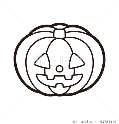 Halloween Jack-o'-Lantern coloring page