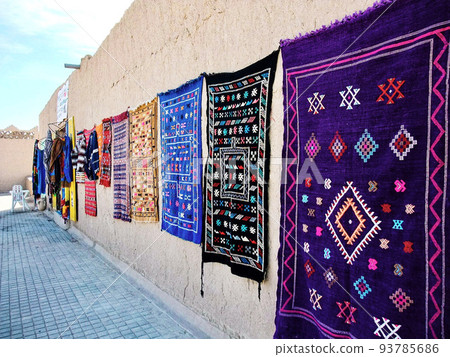 The city of Merzouga in the Sahara desert The city of Merzouga in the Sahara desert 93785686