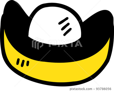 hand drawn Chinese gold ingot money illustration on transparent background 93786056