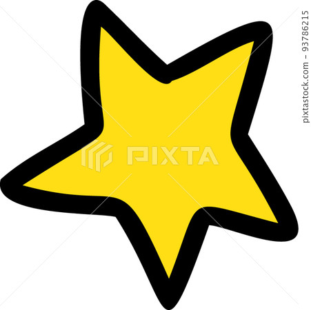 hand drawn cute star illustration on transparent background hand drawn cute star illustration on transparent background 93786215