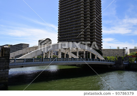 Dojima Bridge and skyscrapers Dojima Bridge and skyscrapers 93786379