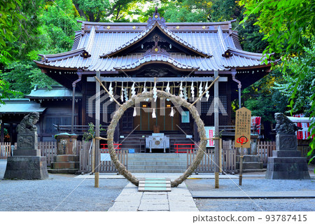 Yoyogi Hachiman Shrine Natsukoshi no Harae scenery Yoyogi Hachiman Shrine Natsukoshi no Harae scenery 93787415