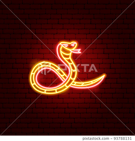 Snake Chinese Zodiac Neon 93788131