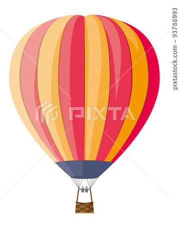 1 striped balloon 93788993