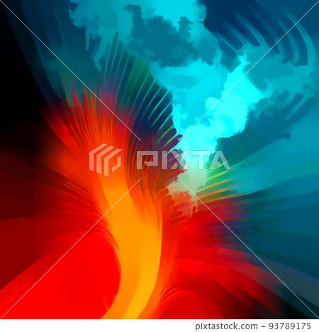 Abstract background with swirling colorful lines 93789175