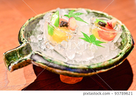 Luxurious course meal appetizer 93789621