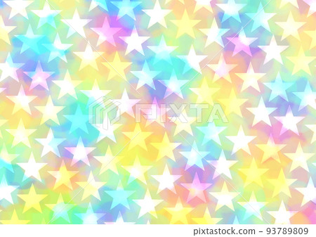 帶有夢幻星形圖案的圖形 93789809
