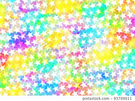 Graphics with a fantastic star motif 93789811