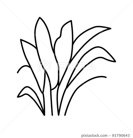 amazon sword line icon vector illustration 93790643