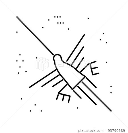 nazca picture line icon vector illustration nazca picture line icon vector illustration 93790689