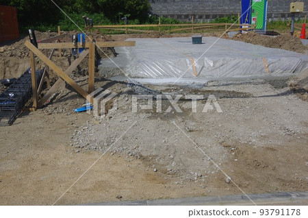 製作筏板基礎的基礎 製作筏板基礎的工作 93791178