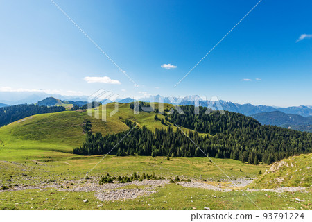 Panoramic view of Carnic Alps and Julian Alps - Italy-Austria Border Panoramic view of Carnic Alps and Julian Alps - Italy-Austria Border 93791224