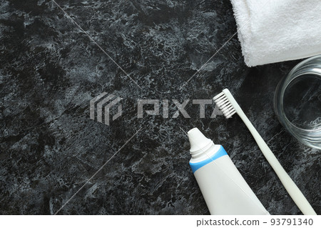 Concept of tooth or oral care, space for text 93791340