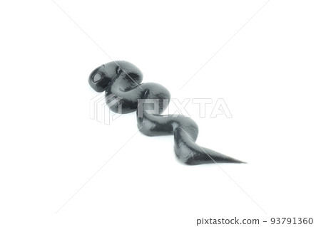 Toothpaste isolated on white background, close up Toothpaste isolated on white background, close up 93791360