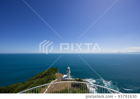 被藍色包圍的懸崖上的知休岬 被藍色包圍的懸崖上的知休岬 93791630