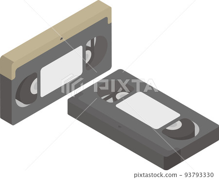 等距 VHS 錄像帶插圖 等距 VHS 錄像帶插圖 93793330