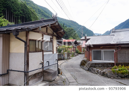 山梨縣早川町下湯島村街景 山梨縣早川町下湯島村街景 93793906