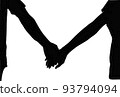 hand, silhouette, silhouettes 93794094