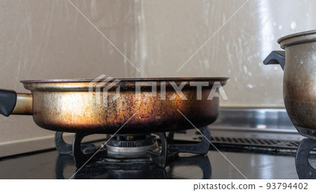 Burnt frying pan, pot 93794402