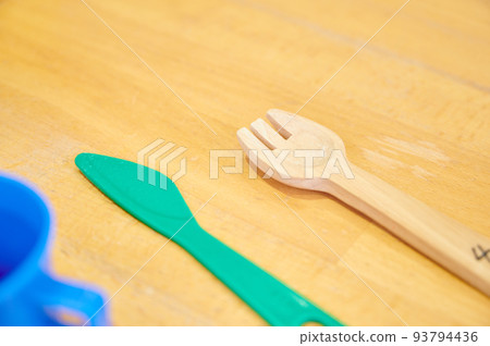 Toy spoon and knife play house toy educational 93794436