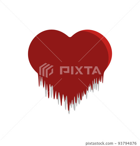 Broken red heart - image material for broken heart, broken heart, depression, mental health Broken red heart - image material for broken heart, broken heart, depression, mental health 93794876