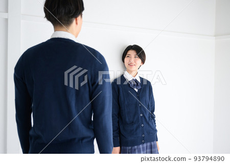 Image of a couple of students after school Image of a couple of students after school 93794890