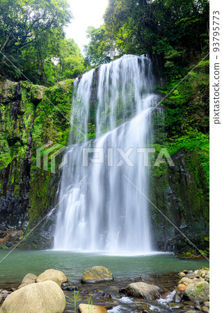 Sakura Waterfall in summer, Hita City, Oita Prefecture 93795773