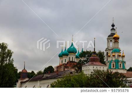 Vvedensky Tolga convent in Yaroslavl, Russia. Golden ring of Russia Vvedensky Tolga convent in Yaroslavl, Russia. Golden ring of Russia 93795876