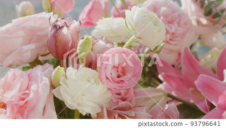Beautiful flower bouquet at home 93796641