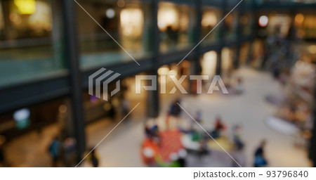 Blur view of the shopping center 93796840