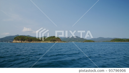 Island sea and the blue sky Island sea and the blue sky 93796906