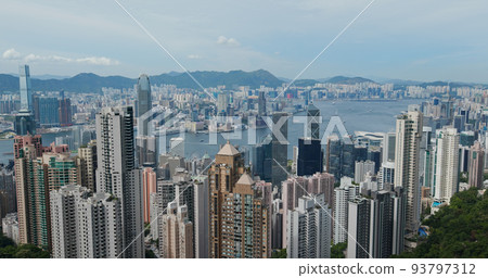 Victoria Peak, Hong Kong 15 July 2020 93797312