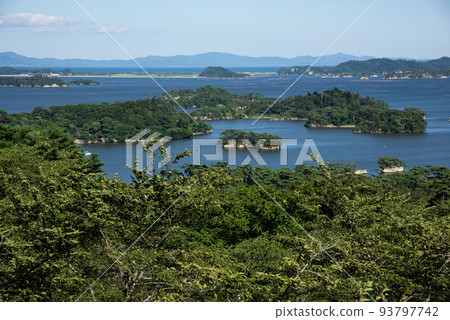 View of Matsushima from Matsu Park on the westbound route View of Matsushima from Matsu Park on the westbound route 93797742