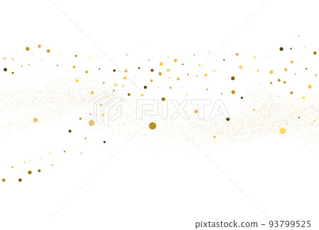 Light gold glitter round confetti background. Light gold glitter round confetti background. 93799525