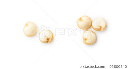 Raw quinoa closeup isolated on white background 93800840
