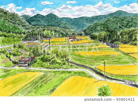 農村村落 93801411