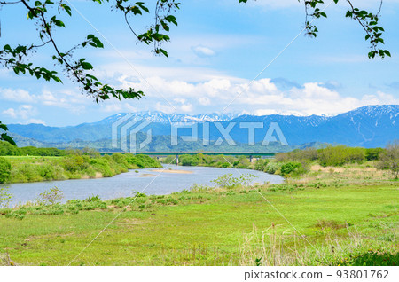 Niigata Kajigawa riverbed 93801762