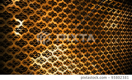 3D illustration Background for advertising and wallpaper in art deco and fashion party scene. 3D rendering in decorative concept. 93802381