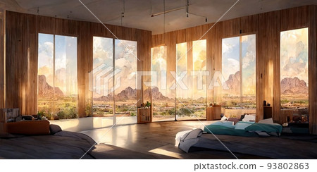 interior of modern house interior of modern house 93802863