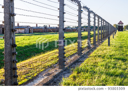Auschwitz - Birkenau concentration camp. Holocaust memorial. Oswiecim, Poland, 17 July 2022 93803309