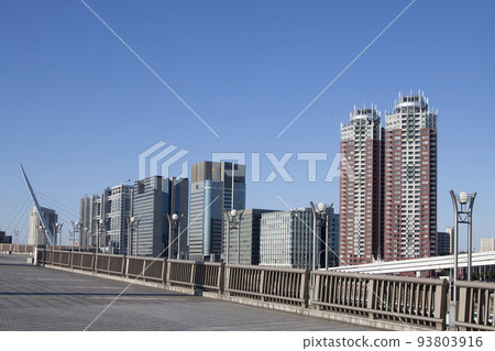 從夢之橋眺望台場 從夢之橋眺望台場 93803916