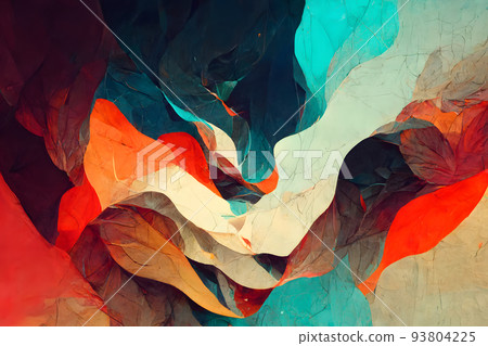 colorful abstract painting-like background, neural network generated art 93804225
