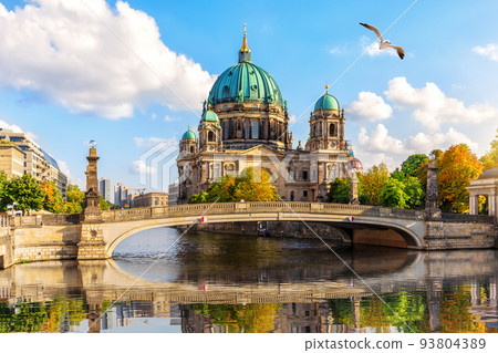 Attractive cathedral or Berliner Dom on Museum Island beautiful summer view, Berlin, Germany Attractive cathedral or Berliner Dom on Museum Island beautiful summer view, Berlin, Germany 93804389