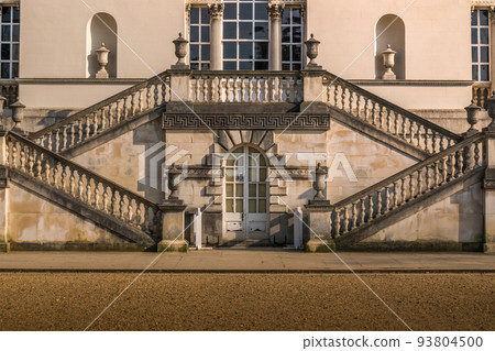 In the back of Chiswick House on West London, Uk. Chiswick House is a magnificent neo Palladian villa set in beautiful historic gardens. 93804500